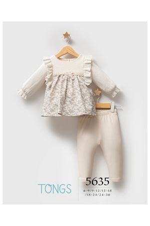 Tongs Baby Little Honey 2'li Takım 5635 Ekru