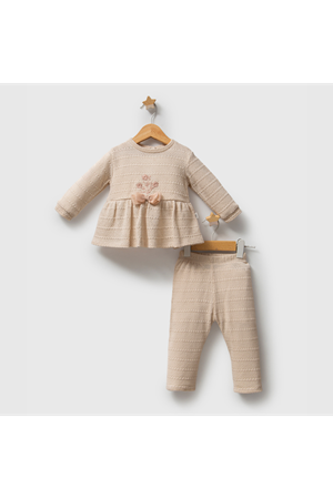 Tongs Baby Magic Forest 2'li Takım 5642 Krem