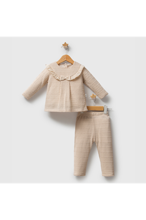 Tongs Baby Magic Forest 2'li Takım 5643 Krem