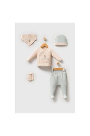 Tongs Baby Daily Elegance Zıbın Takımı 5652 Mavi