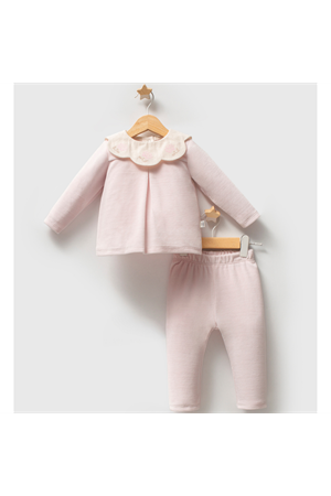 Tongs Baby Etamine 2'li Takım 5681 Pembe