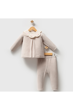 Tongs Baby Etamine 2'li Takım 5681 Gri