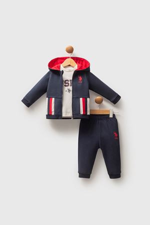 U.S. Polo Assn 3'lü Takım USB2537 Lacivert