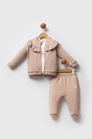 U.S. Polo Assn 3'lü Takım USB2723 Biscuit