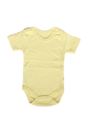 Unisex Sarı Kısa Kol Zıbın