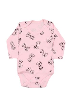 Kız Bebek Pembe Dalmaçyalı Uzun Kollu  Zıbın