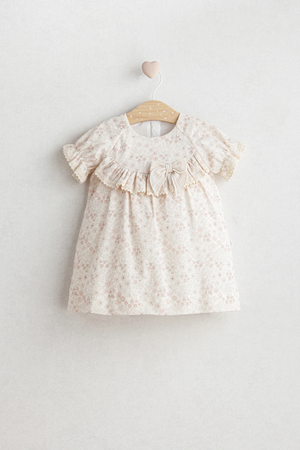 Tongs Baby Flowery Elbise 5502 Bej