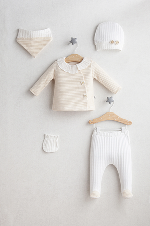 Tongs Baby Daisy Dream 5'Li Zıbın Set 5464 Ekru