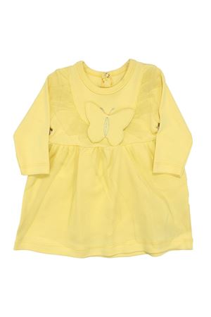 Kız Bebek Sarı Kelebekli Tüllü Etekli Elbise