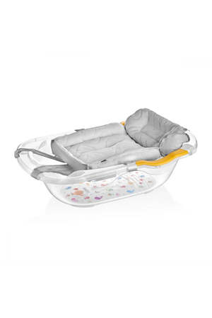 BabyJem Köpüklü Bebek Banyo Küvet Filesi 164 Gri