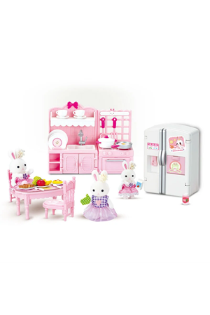 Bay Dreamy Mini Tavşan Büyük Mutfak Oyun Seti