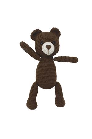 Amigurumi Sevimli Acı Kahve Renk Ayıcık Organik Oyuncak