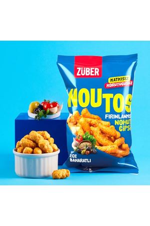 Züber Noutos Fırın Nohut Cipsi 55 Gr Ege Baharat