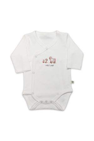 Bistyle Curly Lamb Uzun Kol Kravuze Body 17111 Bej Mavi Ekru