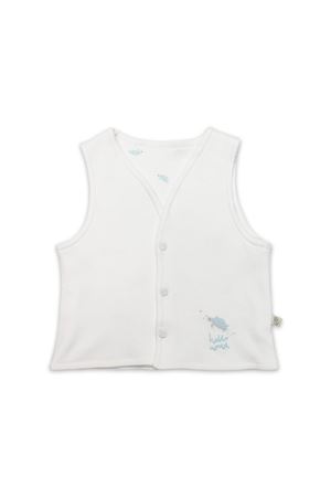 Bistyle Yelek Çift Taraflı Hello World 18105 Mint Ekru