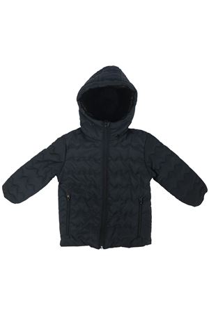 Lacivert Çocuk İçi Peluş Kapitoneli Mont