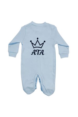 Erkek Bebek Mavi Laci Nakışlı İsimli İsme Özel Tulum