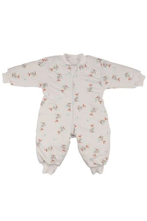 Unisex Ekru Ördek Desenli Elyaf Dolgulu Uyku Tulumu 2.5 Tog Uyku Tulumu