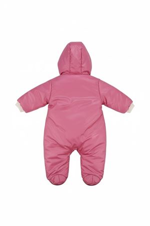 Kız Bebek Pembe Çift Fermuarlı İçi Peluş Patikli Kozmonot