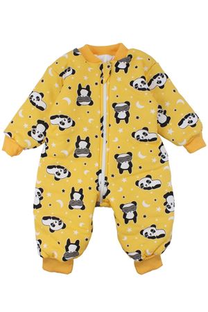 Unisex Sarı Panda Yıldız Desenli Uyku Tulumu 2.5 TOG