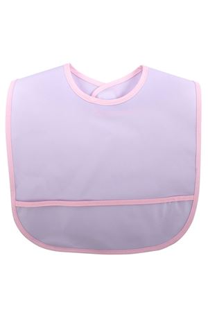 Kız Bebek Lila Pembe Su Geçirmez Mama Önlüğü 0-18 Ay