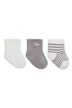 Bistyle Elephant Boy 3'lü Penye Soket Çorap 10135 Ekru