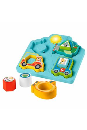 Fisher Price Sesli ve Işıklı Arabalar Puzzle HRP31