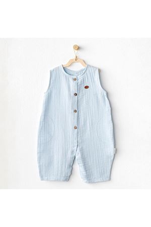 Andywawa AC25883 Müslin Home Bebe Tulum Blue