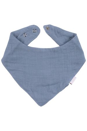 Unisex Mavi Üçgen Müslin Fular Önlük