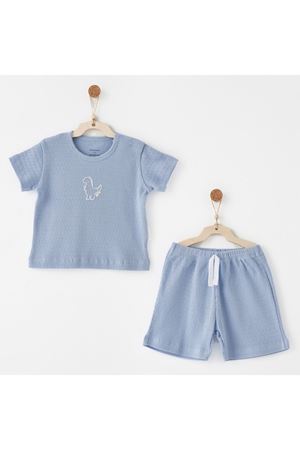 Andywawa AC26771 Jacquard Special Modal 2li Takım Blue