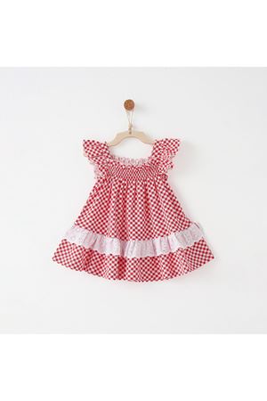 Andywawa AC26689 Herry Chatty Elbise Red