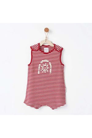 Andywawa AC26670 Bamboo Striped Tulum Red