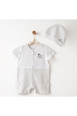 Andywawa AC26591 Hello Elephant Tulum Takım White