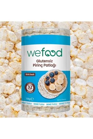 Wefood Pirinç Patlağı 100 Gr