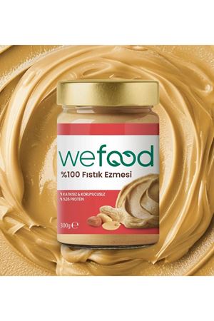 Wefood Yer Fıstığı Ezmesi %100 Sade 300 Gr
