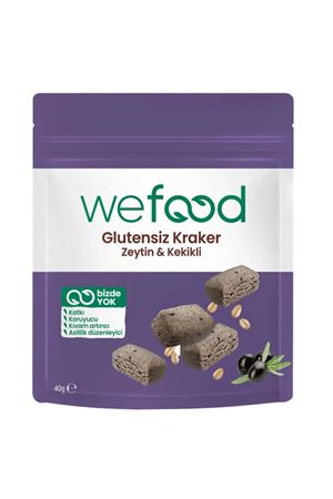 Wefood Zeytinli Kekikli Kraker 40 Gr