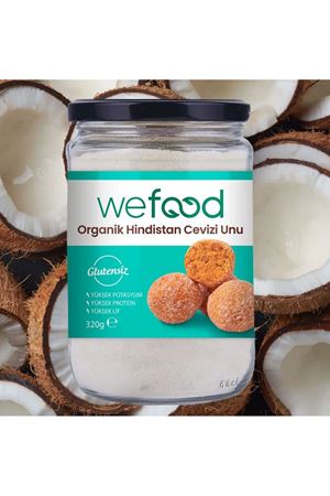 Wefood Organik Hindistan Cevizi Unu 320 Gr