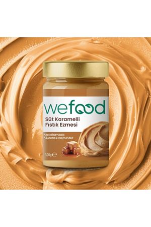 Wefood Süt Karamelli Fıstık Ezmesi 300 Gr