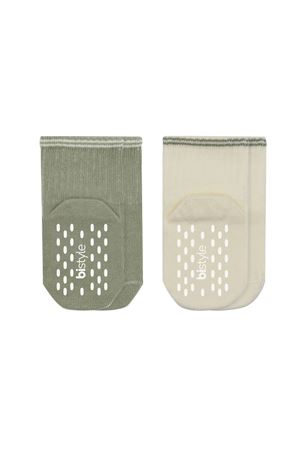 Bistyle Çemberli Basic Penye Kaymaz Soket Çorap 2li 10146 Nil