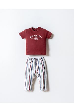 U.S. Polo 2li Takım USB2879 Bordo