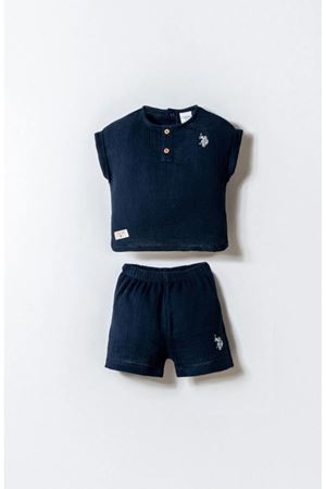 U.S. Polo Şortlu Takım USB2882 Lacivert