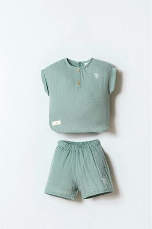 U.S. Polo Şortlu Takım USB2882 Mint