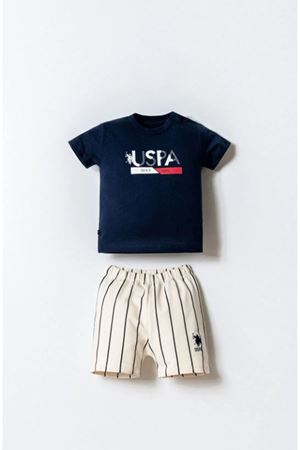U.S. Polo Şortlu Takım USB2869 Lacivert