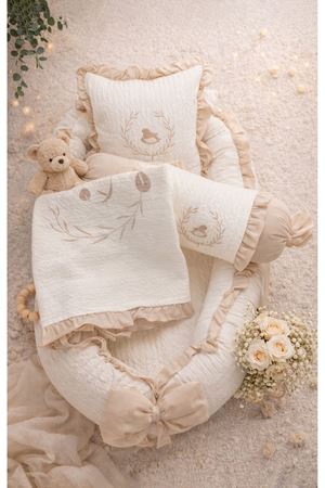 Bistyle Babynest Lüks Battaniyeli My Favorite 80121 Bej