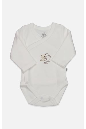 Bistyle Kruvaze Body Uzun Kol With You Family 17145 Bej