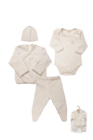 Bistyle 4Lü Prematüre Hastane Çıkışı Hello Family 23101 Bej