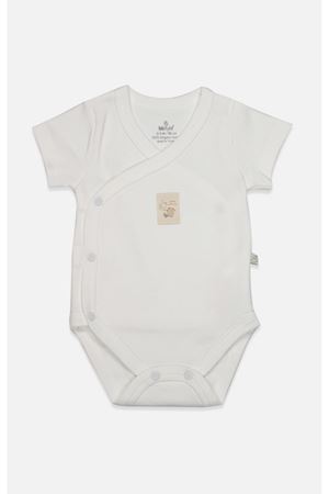 Bistyle Kruvaze Body Yarım Kol With You Family 17143 Bej