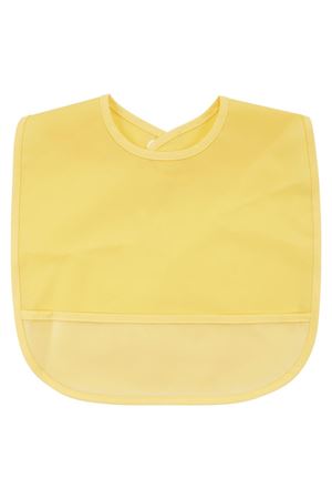 Unisex Sarı Su Geçirmez Mama Önlüğü 0-18 Ay