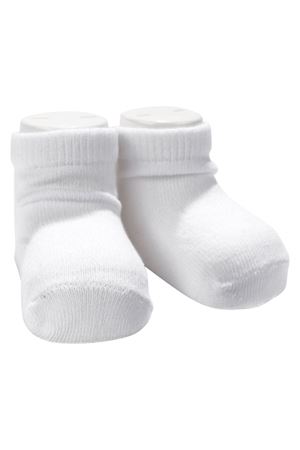 Unisex Ekru Düz Patik Çorap 0-6 Ay