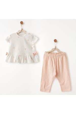 Andywawa AC26537 Little Swan Love 2li Takım Salmon
